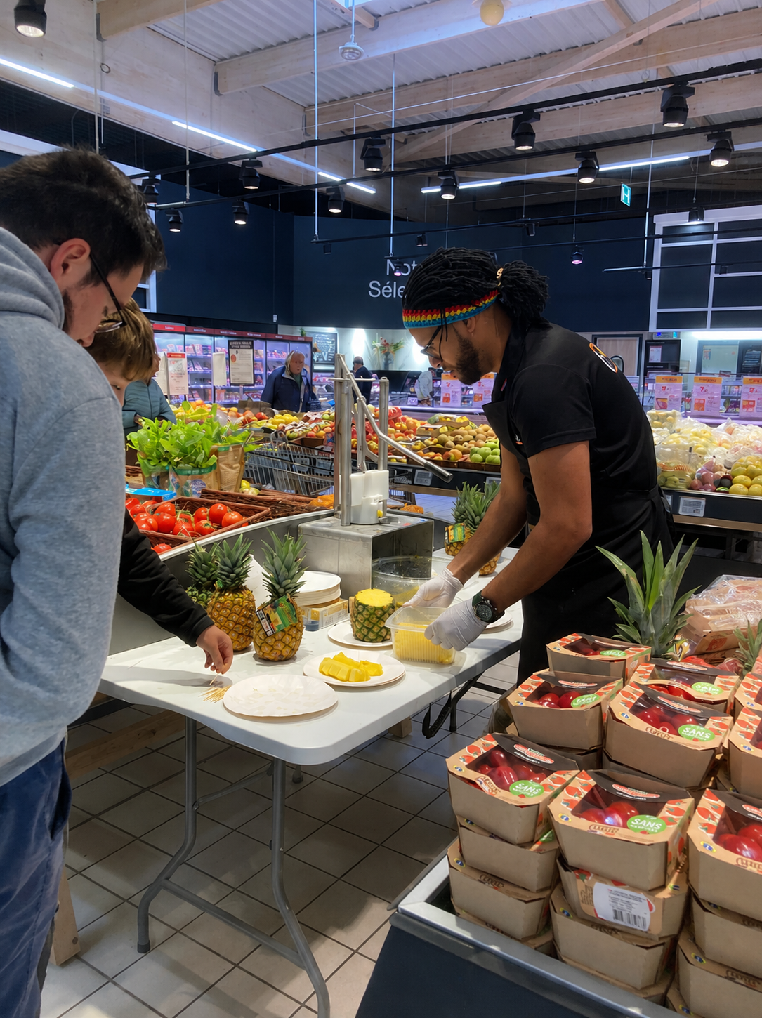 Animation commerciale en magasin